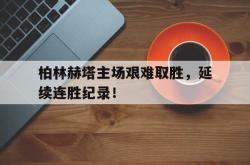 金年会sports-柏林赫塔主场艰难取胜，延续连胜纪录！